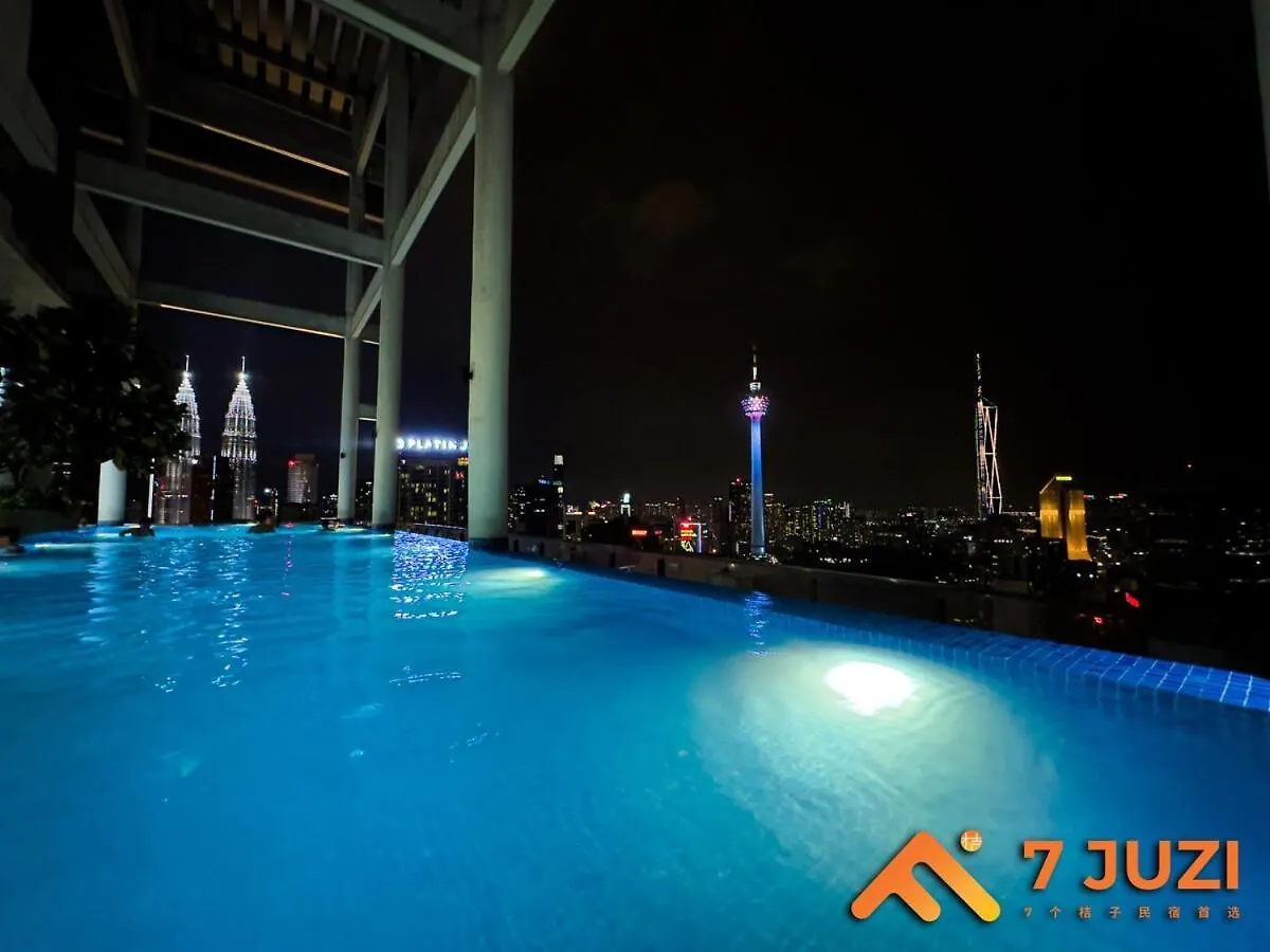 Lejlighed Kl &118 Tower View 1R1B Netflix 19F & Best View Infinity Pool Kuala Lumpur