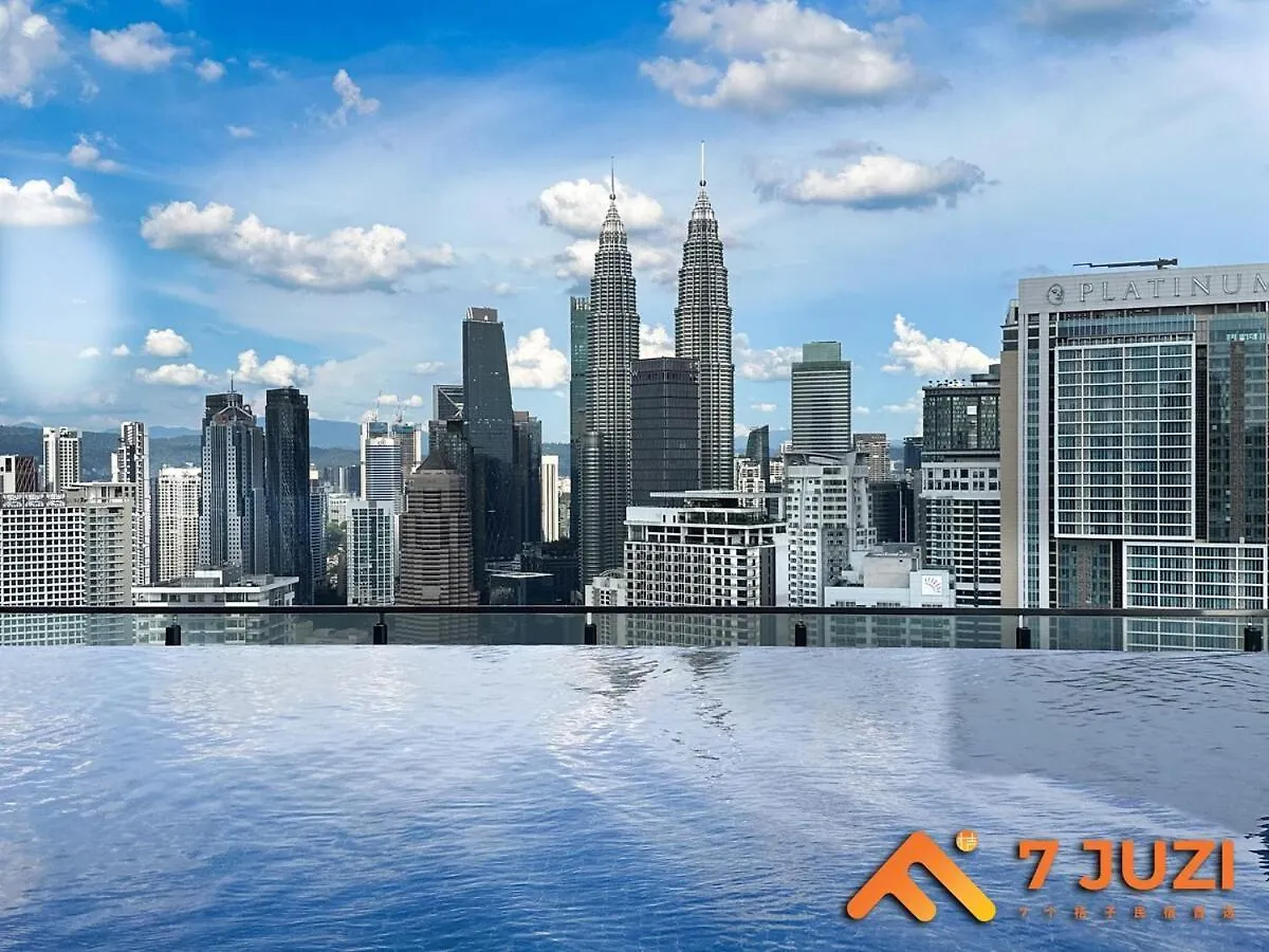 Kl &118 Tower View 1R1B Netflix 19F & Best View Infinity Pool Kuala Lumpur Lejlighed