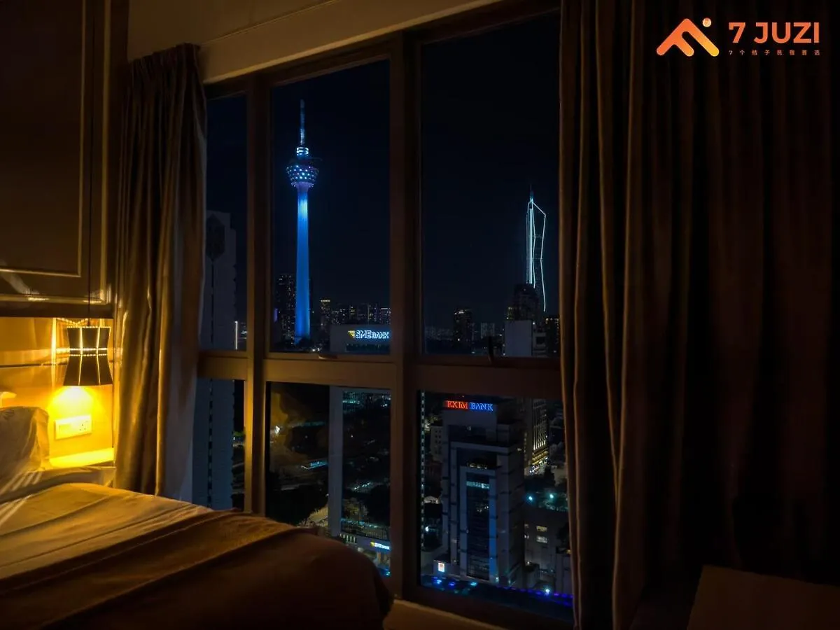 Lejlighed Kl &118 Tower View 1R1B Netflix 19F & Best View Infinity Pool Kuala Lumpur Malaysia